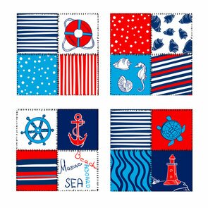 Muursticker Strand zee schelpen