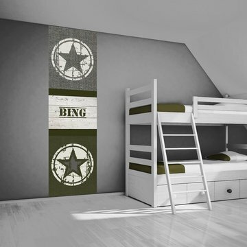 Poster paneel: Stoere ster leger groen