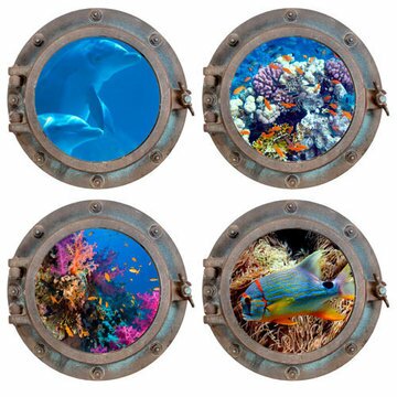 Muursticker patrijspoorten