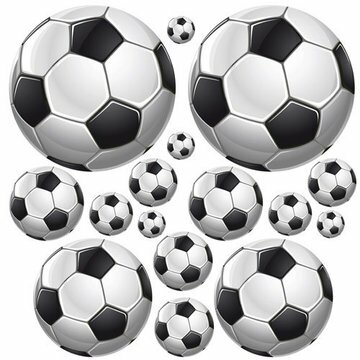 Muursticker voetbal