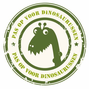 Muursticker dinosaurus