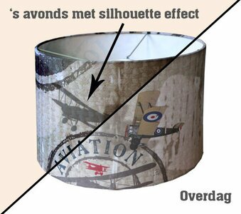 Kinderlamp vliegtuig