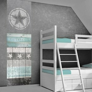 muursticker kinderkamer ster mint
