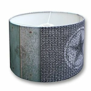 Kinderlamp ster mint grijs