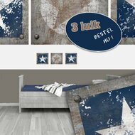 muursticker set ster roest