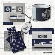 stoere jongenskamer muurdecoratie set