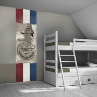 stoer jongenskamer idee - muursticker vliegtuig